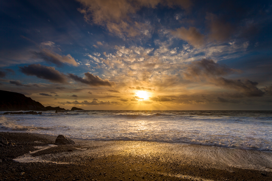 My top 15 landscape photos of 2015 - Sunset at Welcombe Mouth in north Devon