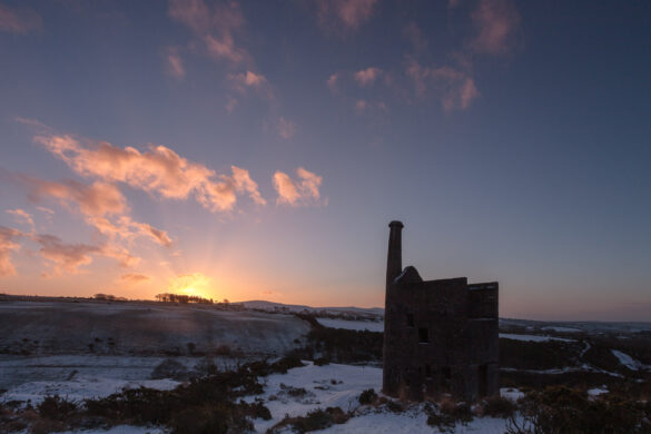 Wheal Betsy, Dartmoor at sunrise