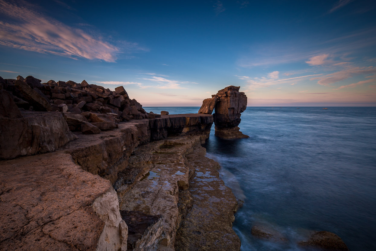 The Pulpit Rock - Portland - Dorset by David Gibbeson