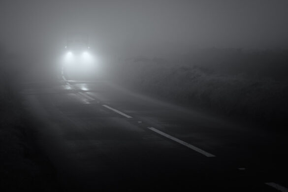 Headlights in the Fog - Fine Art photography by David Gibbeson