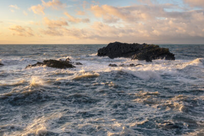 Stormy Evening, Hartland - Limited Edition Fine Art Print by David Gibbeson